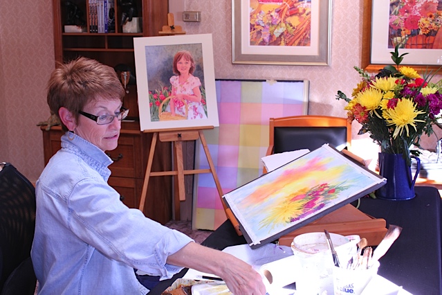 Pat Howard's watercolors have won numerous awards across the country.