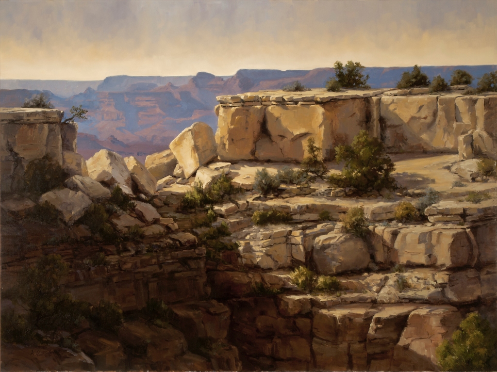 Everlasting, a painting of a canyon by Linda Glover Gooch as seen at Sorrel Sky Gallery
